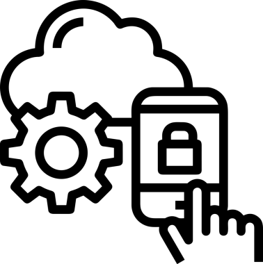 PNG biçiminde bulut depolama simgesi şeffaf arkaplan tasarımı ile dijital sunucu güvenli dosya eşzamanlama sunucu yönetimi ve modern web veya mobil kullanıcı arayüzü uygulamaları için ideal