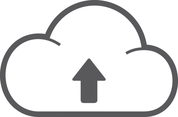 PNG biçiminde bulut depolama simgesi şeffaf arkaplan tasarımı ile dijital sunucu güvenli dosya eşzamanlama sunucu yönetimi ve modern web veya mobil kullanıcı arayüzü uygulamaları için ideal