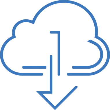 PNG biçiminde bulut depolama simgesi şeffaf arkaplan tasarımı ile dijital sunucu güvenli dosya eşzamanlama sunucu yönetimi ve modern web veya mobil kullanıcı arayüzü uygulamaları için ideal