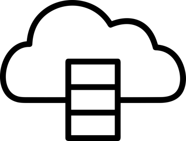 PNG biçiminde bulut depolama simgesi şeffaf arkaplan tasarımı ile dijital sunucu güvenli dosya eşzamanlama sunucu yönetimi ve modern web veya mobil kullanıcı arayüzü uygulamaları için ideal