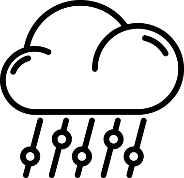 PNG biçiminde bulut depolama simgesi şeffaf arkaplan tasarımı ile dijital sunucu güvenli dosya eşzamanlama sunucu yönetimi ve modern web veya mobil kullanıcı arayüzü uygulamaları için ideal