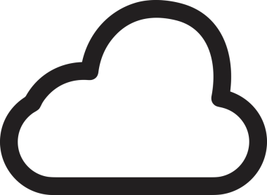 PNG biçiminde bulut depolama simgesi şeffaf arkaplan tasarımı ile dijital sunucu güvenli dosya eşzamanlama sunucu yönetimi ve modern web veya mobil kullanıcı arayüzü uygulamaları için ideal