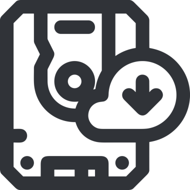 PNG biçiminde bulut depolama simgesi şeffaf arkaplan tasarımı ile dijital sunucu güvenli dosya eşzamanlama sunucu yönetimi ve modern web veya mobil kullanıcı arayüzü uygulamaları için ideal