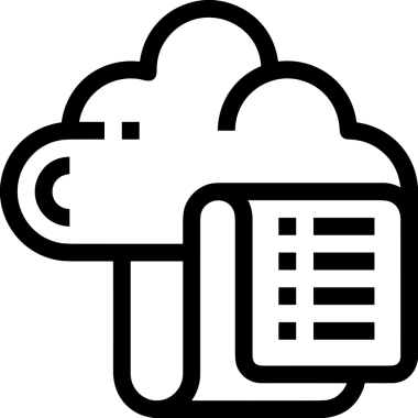 PNG biçiminde bulut depolama simgesi şeffaf arkaplan tasarımı ile dijital sunucu güvenli dosya eşzamanlama sunucu yönetimi ve modern web veya mobil kullanıcı arayüzü uygulamaları için ideal