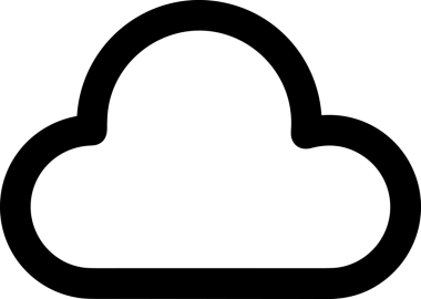 PNG biçiminde bulut depolama simgesi şeffaf arkaplan tasarımı ile dijital sunucu güvenli dosya eşzamanlama sunucu yönetimi ve modern web veya mobil kullanıcı arayüzü uygulamaları için ideal