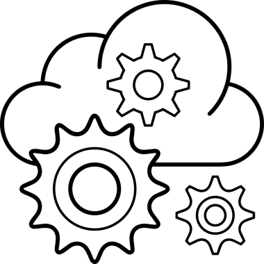 PNG biçiminde bulut depolama simgesi şeffaf arkaplan tasarımı ile dijital sunucu güvenli dosya eşzamanlama sunucu yönetimi ve modern web veya mobil kullanıcı arayüzü uygulamaları için ideal