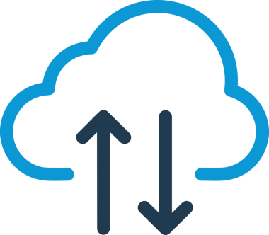 PNG biçiminde bulut depolama simgesi şeffaf arkaplan tasarımı ile dijital sunucu güvenli dosya eşzamanlama sunucu yönetimi ve modern web veya mobil kullanıcı arayüzü uygulamaları için ideal