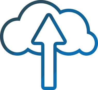 PNG biçiminde bulut depolama simgesi şeffaf arkaplan tasarımı ile dijital sunucu güvenli dosya eşzamanlama sunucu yönetimi ve modern web veya mobil kullanıcı arayüzü uygulamaları için ideal