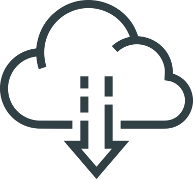 PNG biçiminde bulut depolama simgesi şeffaf arkaplan tasarımı ile dijital sunucu güvenli dosya eşzamanlama sunucu yönetimi ve modern web veya mobil kullanıcı arayüzü uygulamaları için ideal