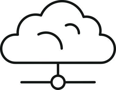 PNG biçiminde bulut depolama simgesi şeffaf arkaplan tasarımı ile dijital sunucu güvenli dosya eşzamanlama sunucu yönetimi ve modern web veya mobil kullanıcı arayüzü uygulamaları için ideal