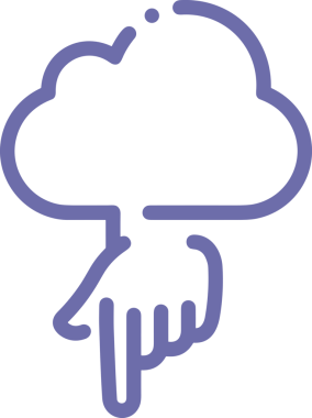 PNG biçiminde bulut depolama simgesi şeffaf arkaplan tasarımı ile dijital sunucu güvenli dosya eşzamanlama sunucu yönetimi ve modern web veya mobil kullanıcı arayüzü uygulamaları için ideal