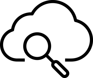PNG biçiminde bulut depolama simgesi şeffaf arkaplan tasarımı ile dijital sunucu güvenli dosya eşzamanlama sunucu yönetimi ve modern web veya mobil kullanıcı arayüzü uygulamaları için ideal