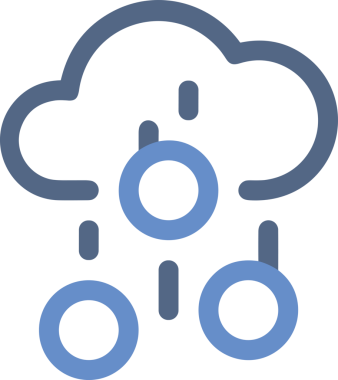 PNG biçiminde bulut depolama simgesi şeffaf arkaplan tasarımı ile dijital sunucu güvenli dosya eşzamanlama sunucu yönetimi ve modern web veya mobil kullanıcı arayüzü uygulamaları için ideal