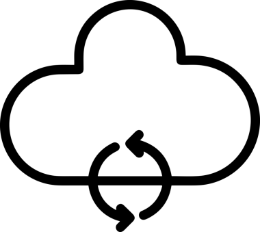 PNG biçiminde bulut depolama simgesi şeffaf arkaplan tasarımı ile dijital sunucu güvenli dosya eşzamanlama sunucu yönetimi ve modern web veya mobil kullanıcı arayüzü uygulamaları için ideal
