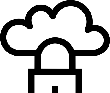 PNG biçiminde bulut depolama simgesi şeffaf arkaplan tasarımı ile dijital sunucu güvenli dosya eşzamanlama sunucu yönetimi ve modern web veya mobil kullanıcı arayüzü uygulamaları için ideal