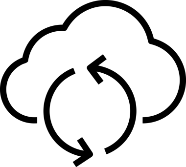 PNG biçiminde bulut depolama simgesi şeffaf arkaplan tasarımı ile dijital sunucu güvenli dosya eşzamanlama sunucu yönetimi ve modern web veya mobil kullanıcı arayüzü uygulamaları için ideal