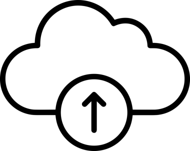 PNG biçiminde bulut depolama simgesi şeffaf arkaplan tasarımı ile dijital sunucu güvenli dosya eşzamanlama sunucu yönetimi ve modern web veya mobil kullanıcı arayüzü uygulamaları için ideal