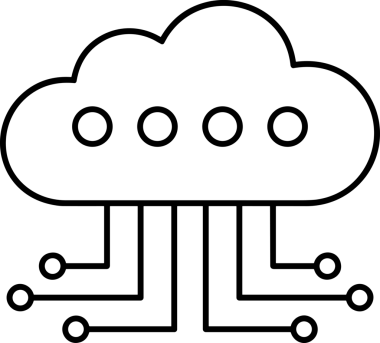 PNG biçiminde bulut depolama simgesi şeffaf arkaplan tasarımı ile dijital sunucu güvenli dosya eşzamanlama sunucu yönetimi ve modern web veya mobil kullanıcı arayüzü uygulamaları için ideal