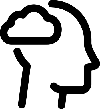 PNG biçiminde bulut depolama simgesi şeffaf arkaplan tasarımı ile dijital sunucu güvenli dosya eşzamanlama sunucu yönetimi ve modern web veya mobil kullanıcı arayüzü uygulamaları için ideal