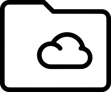 PNG biçiminde bulut depolama simgesi şeffaf arkaplan tasarımı ile dijital sunucu güvenli dosya eşzamanlama sunucu yönetimi ve modern web veya mobil kullanıcı arayüzü uygulamaları için ideal