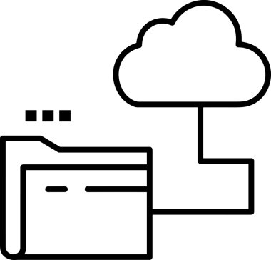 PNG biçiminde bulut depolama simgesi şeffaf arkaplan tasarımı ile dijital sunucu güvenli dosya eşzamanlama sunucu yönetimi ve modern web veya mobil kullanıcı arayüzü uygulamaları için ideal