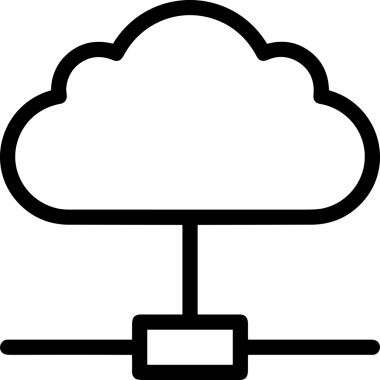 PNG biçiminde bulut depolama simgesi şeffaf arkaplan tasarımı ile dijital sunucu güvenli dosya eşzamanlama sunucu yönetimi ve modern web veya mobil kullanıcı arayüzü uygulamaları için ideal