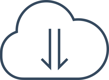 PNG biçiminde bulut depolama simgesi şeffaf arkaplan tasarımı ile dijital sunucu güvenli dosya eşzamanlama sunucu yönetimi ve modern web veya mobil kullanıcı arayüzü uygulamaları için ideal