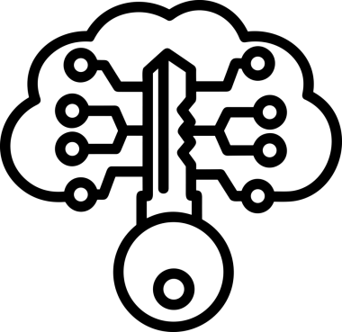 PNG biçiminde bulut depolama simgesi şeffaf arkaplan tasarımı ile dijital sunucu güvenli dosya eşzamanlama sunucu yönetimi ve modern web veya mobil kullanıcı arayüzü uygulamaları için ideal
