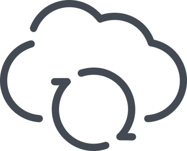 PNG biçiminde bulut depolama simgesi şeffaf arkaplan tasarımı ile dijital sunucu güvenli dosya eşzamanlama sunucu yönetimi ve modern web veya mobil kullanıcı arayüzü uygulamaları için ideal