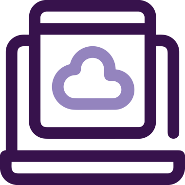 PNG biçiminde bulut depolama simgesi şeffaf arkaplan tasarımı ile dijital sunucu güvenli dosya eşzamanlama sunucu yönetimi ve modern web veya mobil kullanıcı arayüzü uygulamaları için ideal