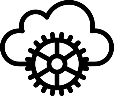 PNG biçiminde bulut depolama simgesi şeffaf arkaplan tasarımı ile dijital sunucu güvenli dosya eşzamanlama sunucu yönetimi ve modern web veya mobil kullanıcı arayüzü uygulamaları için ideal