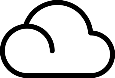 PNG biçiminde bulut depolama simgesi şeffaf arkaplan tasarımı ile dijital sunucu güvenli dosya eşzamanlama sunucu yönetimi ve modern web veya mobil kullanıcı arayüzü uygulamaları için ideal