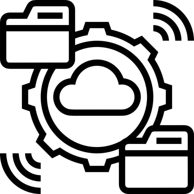 PNG biçiminde bulut depolama simgesi şeffaf arkaplan tasarımı ile dijital sunucu güvenli dosya eşzamanlama sunucu yönetimi ve modern web veya mobil kullanıcı arayüzü uygulamaları için ideal