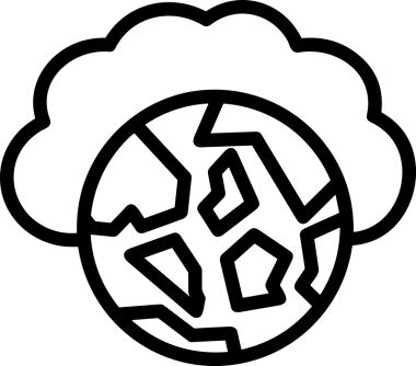 PNG biçiminde bulut depolama simgesi şeffaf arkaplan tasarımı ile dijital sunucu güvenli dosya eşzamanlama sunucu yönetimi ve modern web veya mobil kullanıcı arayüzü uygulamaları için ideal