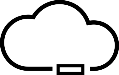 PNG biçiminde bulut depolama simgesi şeffaf arkaplan tasarımı ile dijital sunucu güvenli dosya eşzamanlama sunucu yönetimi ve modern web veya mobil kullanıcı arayüzü uygulamaları için ideal