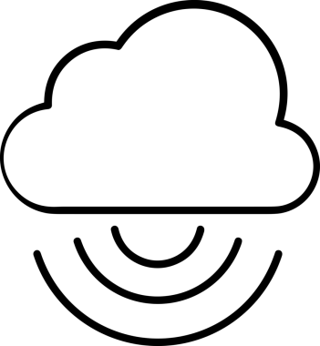 PNG biçiminde bulut depolama simgesi şeffaf arkaplan tasarımı ile dijital sunucu güvenli dosya eşzamanlama sunucu yönetimi ve modern web veya mobil kullanıcı arayüzü uygulamaları için ideal