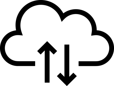PNG biçiminde bulut depolama simgesi şeffaf arkaplan tasarımı ile dijital sunucu güvenli dosya eşzamanlama sunucu yönetimi ve modern web veya mobil kullanıcı arayüzü uygulamaları için ideal
