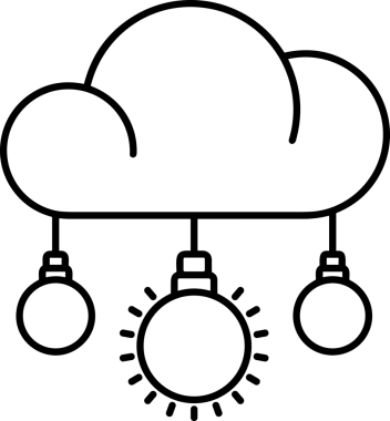 PNG biçiminde bulut depolama simgesi şeffaf arkaplan tasarımı ile dijital sunucu güvenli dosya eşzamanlama sunucu yönetimi ve modern web veya mobil kullanıcı arayüzü uygulamaları için ideal