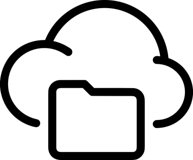 PNG biçiminde bulut depolama simgesi şeffaf arkaplan tasarımı ile dijital sunucu güvenli dosya eşzamanlama sunucu yönetimi ve modern web veya mobil kullanıcı arayüzü uygulamaları için ideal