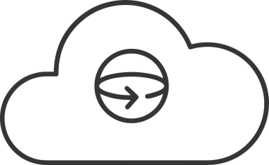 PNG biçiminde bulut depolama simgesi şeffaf arkaplan tasarımı ile dijital sunucu güvenli dosya eşzamanlama sunucu yönetimi ve modern web veya mobil kullanıcı arayüzü uygulamaları için ideal