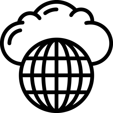 PNG biçiminde bulut depolama simgesi şeffaf arkaplan tasarımı ile dijital sunucu güvenli dosya eşzamanlama sunucu yönetimi ve modern web veya mobil kullanıcı arayüzü uygulamaları için ideal