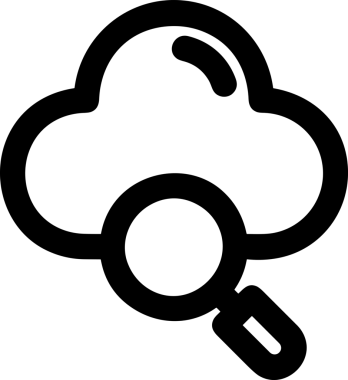 PNG biçiminde bulut depolama simgesi şeffaf arkaplan tasarımı ile dijital sunucu güvenli dosya eşzamanlama sunucu yönetimi ve modern web veya mobil kullanıcı arayüzü uygulamaları için ideal