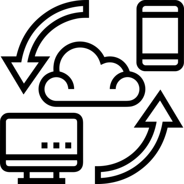 PNG biçiminde bulut depolama simgesi şeffaf arkaplan tasarımı ile dijital sunucu güvenli dosya eşzamanlama sunucu yönetimi ve modern web veya mobil kullanıcı arayüzü uygulamaları için ideal