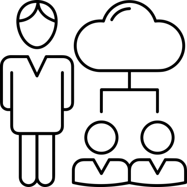 PNG biçiminde bulut depolama simgesi şeffaf arkaplan tasarımı ile dijital sunucu güvenli dosya eşzamanlama sunucu yönetimi ve modern web veya mobil kullanıcı arayüzü uygulamaları için ideal
