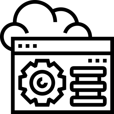 PNG biçiminde bulut depolama simgesi şeffaf arkaplan tasarımı ile dijital sunucu güvenli dosya eşzamanlama sunucu yönetimi ve modern web veya mobil kullanıcı arayüzü uygulamaları için ideal