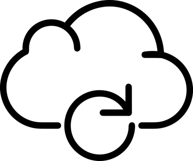 PNG biçiminde bulut depolama simgesi şeffaf arkaplan tasarımı ile dijital sunucu güvenli dosya eşzamanlama sunucu yönetimi ve modern web veya mobil kullanıcı arayüzü uygulamaları için ideal