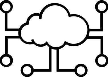 PNG biçiminde bulut depolama simgesi şeffaf arkaplan tasarımı ile dijital sunucu güvenli dosya eşzamanlama sunucu yönetimi ve modern web veya mobil kullanıcı arayüzü uygulamaları için ideal