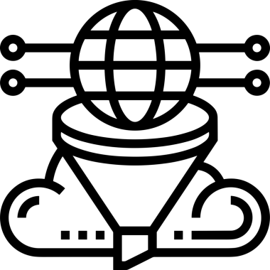 PNG biçiminde bulut depolama simgesi şeffaf arkaplan tasarımı ile dijital sunucu güvenli dosya eşzamanlama sunucu yönetimi ve modern web veya mobil kullanıcı arayüzü uygulamaları için ideal