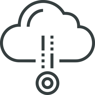 PNG biçiminde bulut depolama simgesi şeffaf arkaplan tasarımı ile dijital sunucu güvenli dosya eşzamanlama sunucu yönetimi ve modern web veya mobil kullanıcı arayüzü uygulamaları için ideal