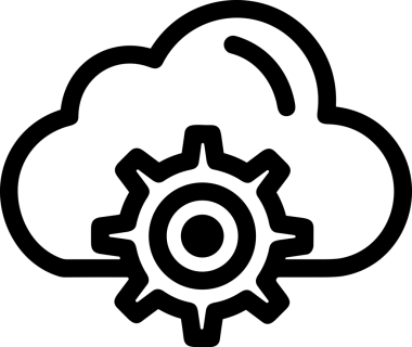 PNG biçiminde bulut depolama simgesi şeffaf arkaplan tasarımı ile dijital sunucu güvenli dosya eşzamanlama sunucu yönetimi ve modern web veya mobil kullanıcı arayüzü uygulamaları için ideal